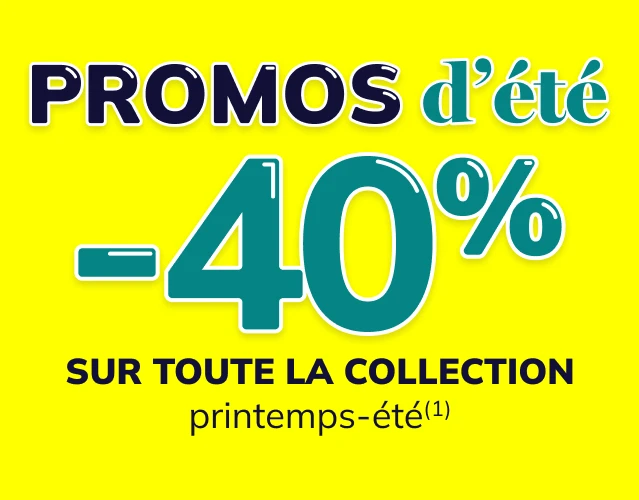 -40% sur toute la collection printemps-été